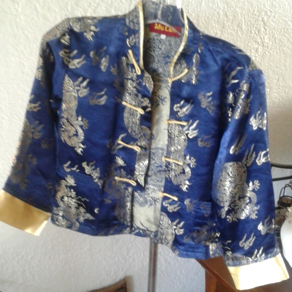 Child's silk dragon jacket